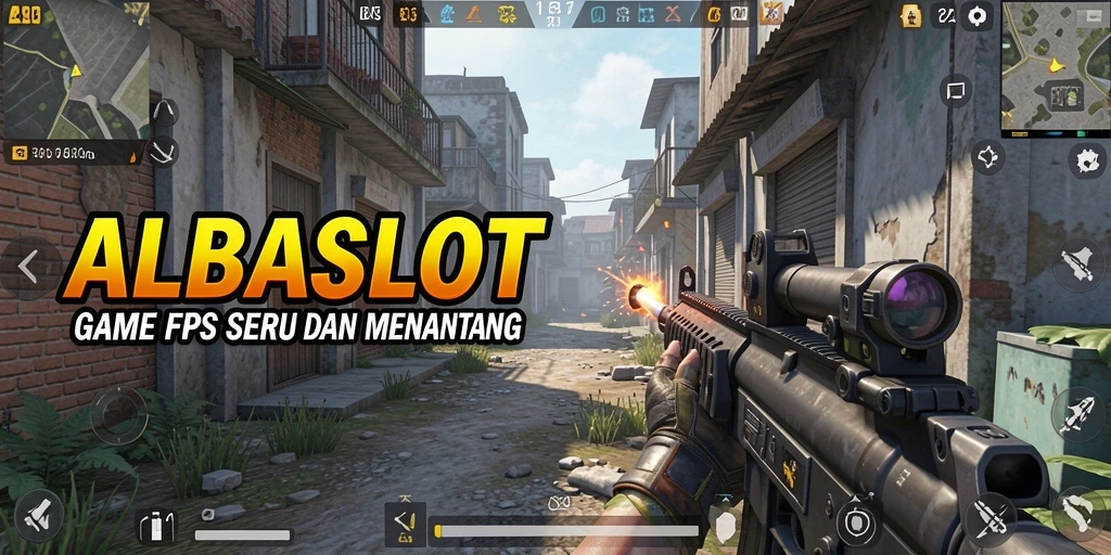Tampilan gameplay ALBASLOT yang dinamis dan mendebarkan.