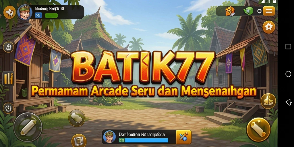 Screenshot gameplay BATIK77 menampilkan aksi seru dalam permainan Arcade.