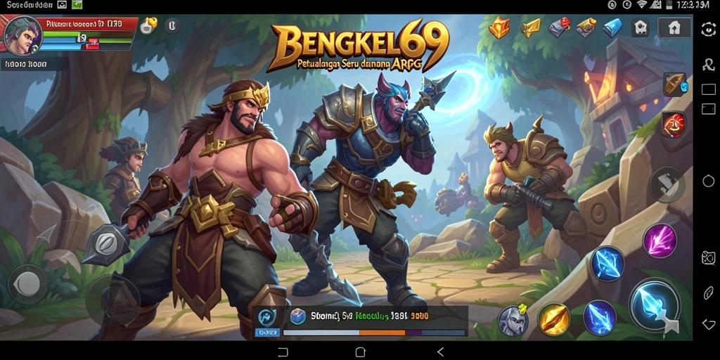 Tampilan gameplay mendebarkan dan interaksi unik dalam BENGKEL69.