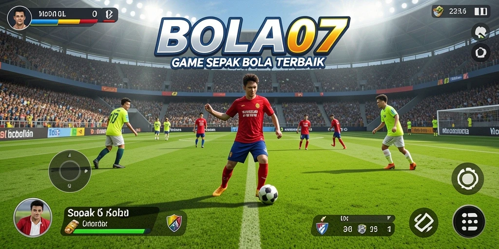Tampilan epic gameplay BOLA07 yang menegangkan dan seru.