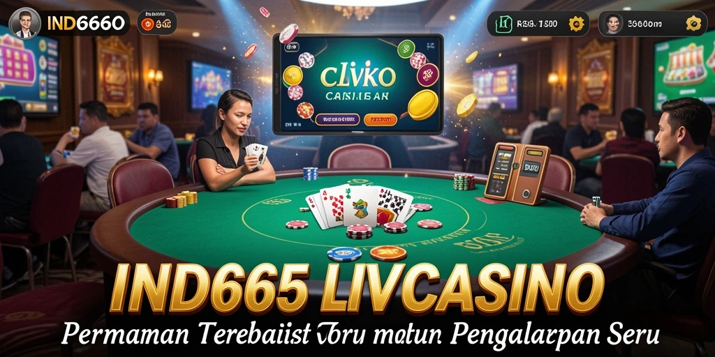 Gameplay Live Casino yang menegangkan dan interaktif di IND666.