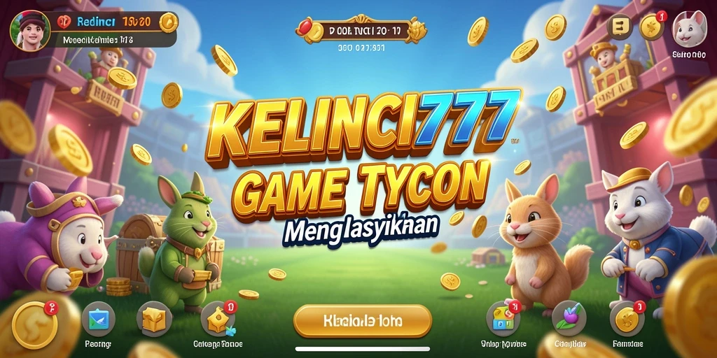 Screenshot KELINCI777 menampilkan tampilan menarik dari gameplay Tycoon.