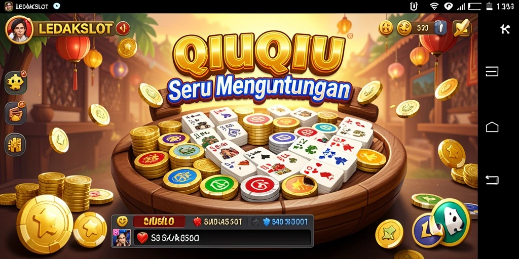Tampilan gameplay QiuQiu yang seru di LEDAKSLOT.