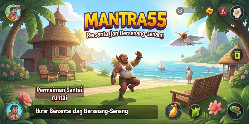 Tampilan gameplay menarik dan menyenangkan dari MANTRA55.