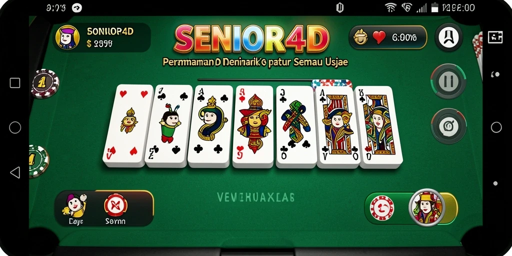 Tampilan menarik dari gameplay <strong>SENIOR4D</strong> yang menampilkan variasi Domino.