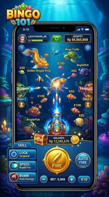 Halaman detail aplikasi bingo101 yang informatif.